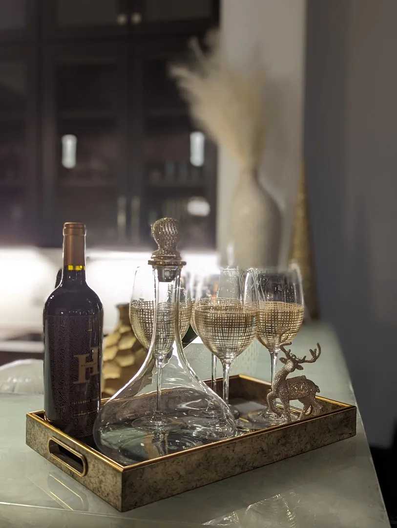 Detailed view of Christmas decor accent for interior design in Las Vegas